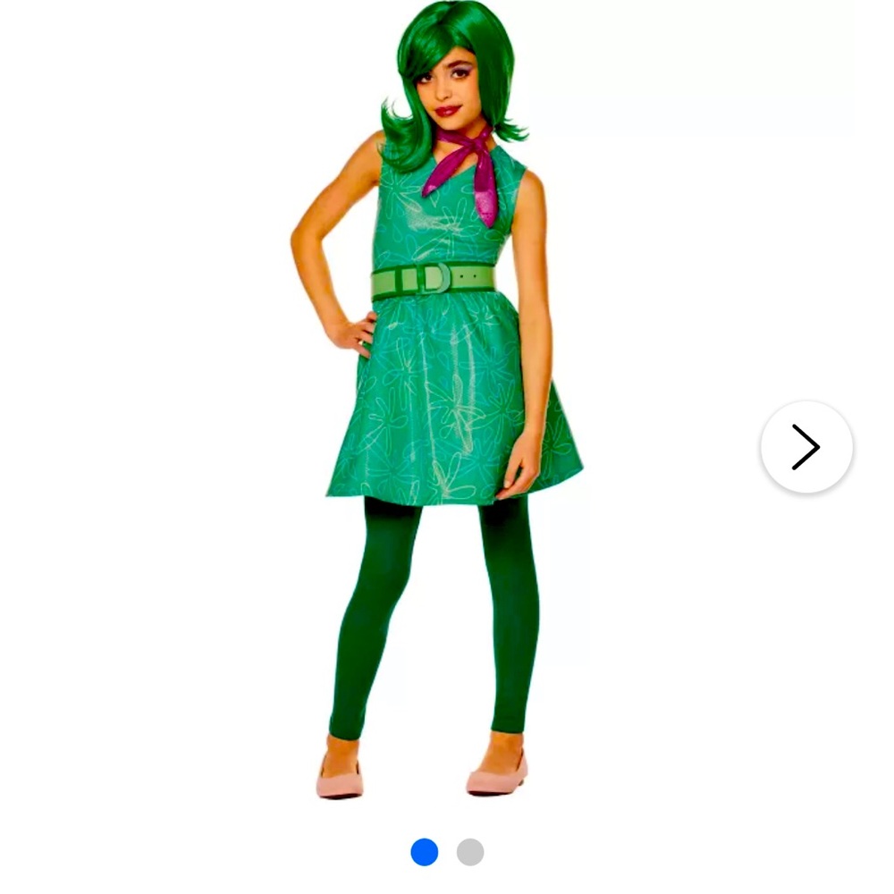 Kids Disgust Costume from Inside out 2. Size Medium (8-10 yrs). Great Condition.